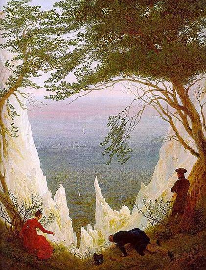 Caspar David Friedrich Caspar David Friedrich Chalk Cliffs on Rugen France oil painting art